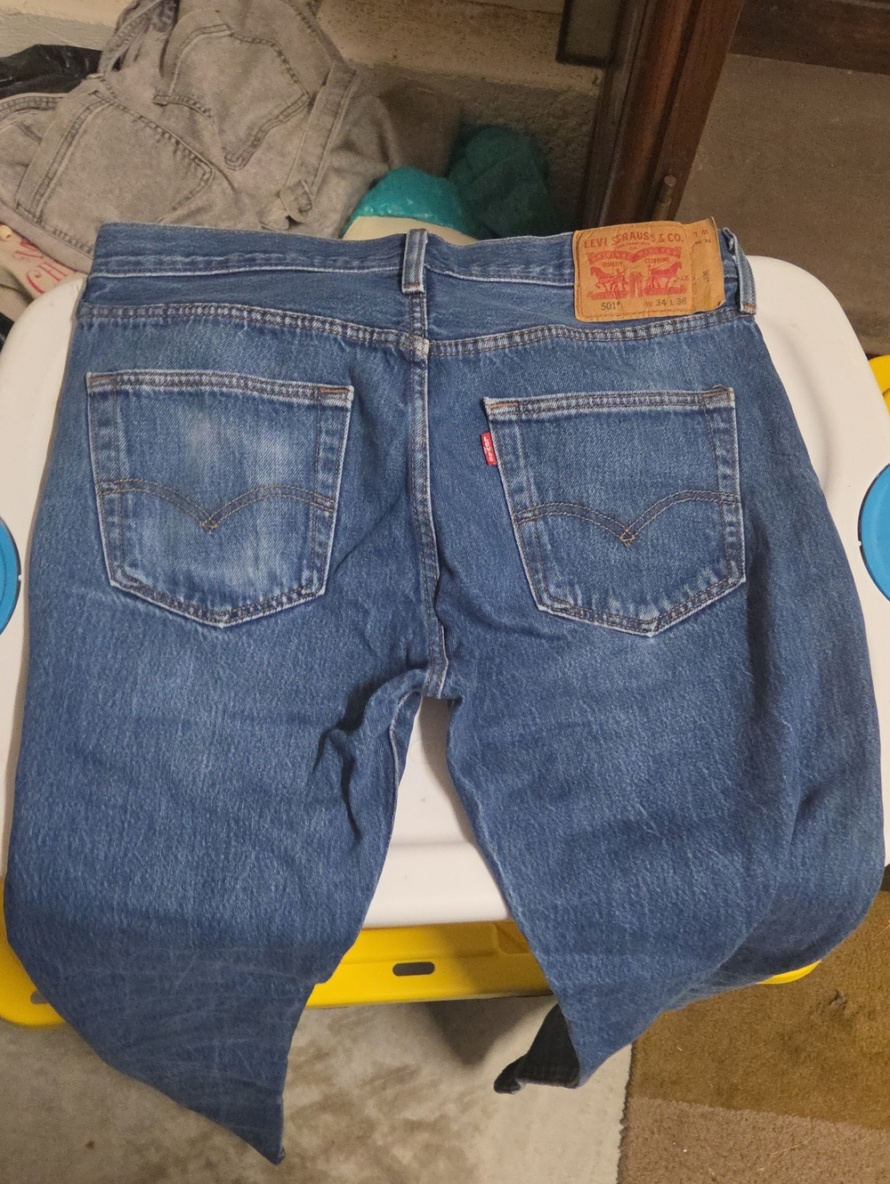 Levi 501s Straight Fit W34 X 36L